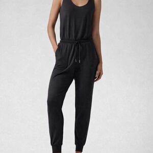 ATHLETA Women's Black Sleeveless Balance
Romper Jumpsuit - Size M